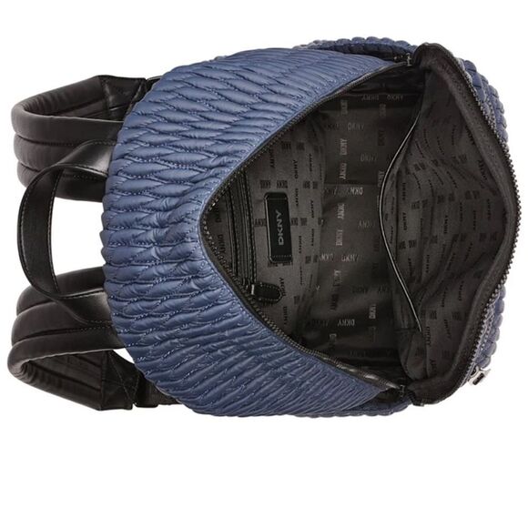 DKNY Women's Mack Backpack, Dark Denim, One Size - Picture 7 of 11